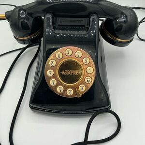 Conair Metropolis black push-button telephone